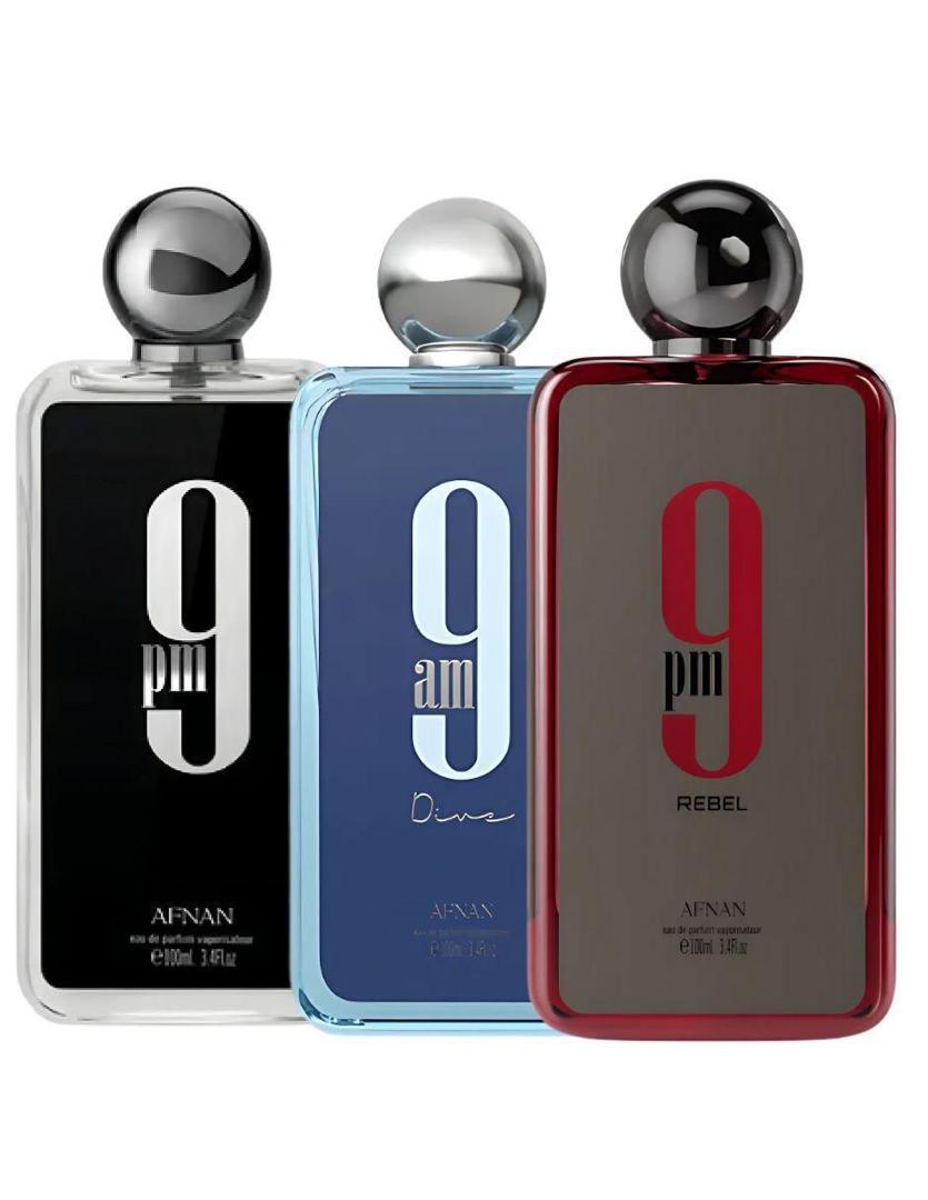 🌟 Afnan 9am / 9pm / 9pm Rebel Eau de Parfum