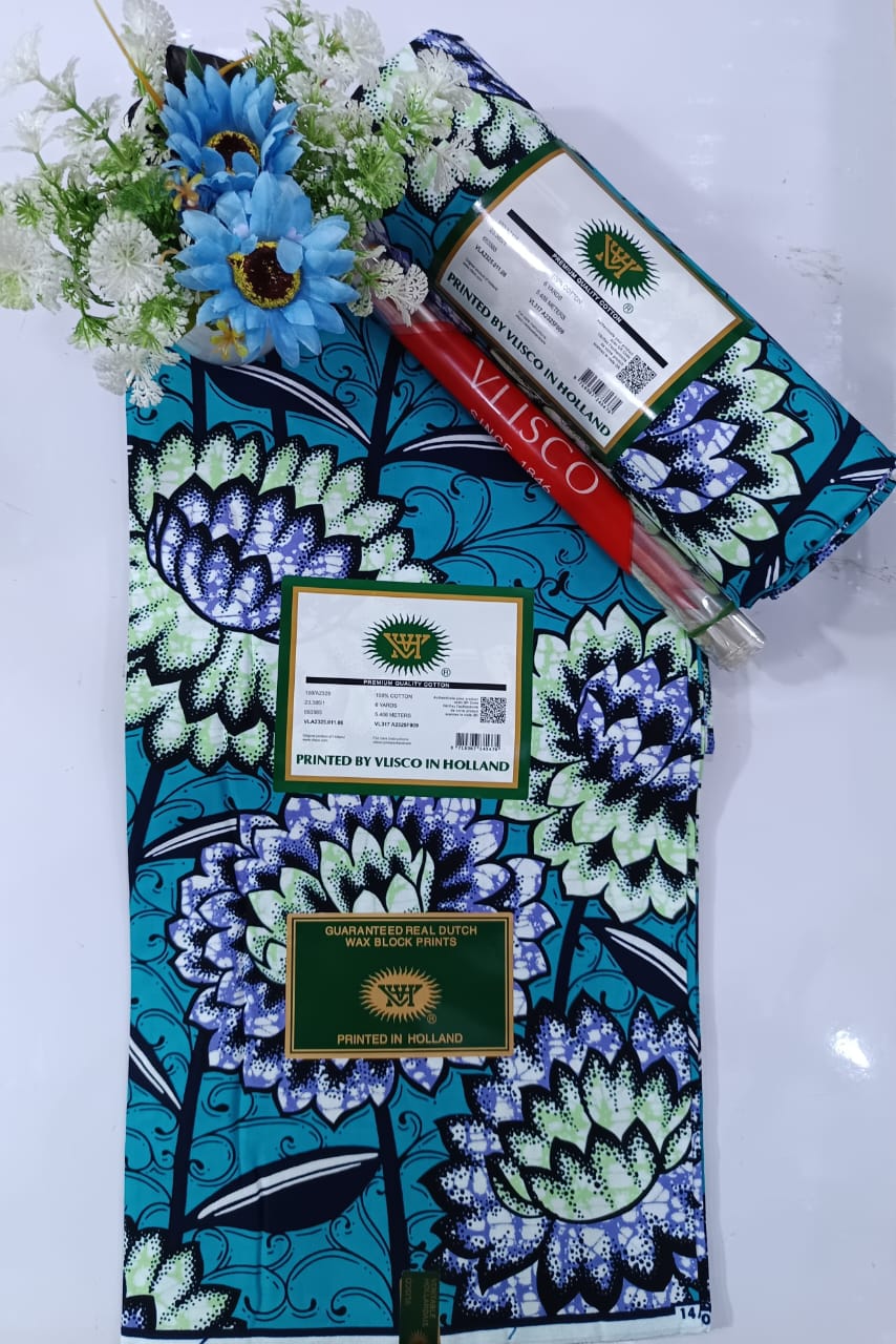 Tissu imitation Vlisco 6 mètre