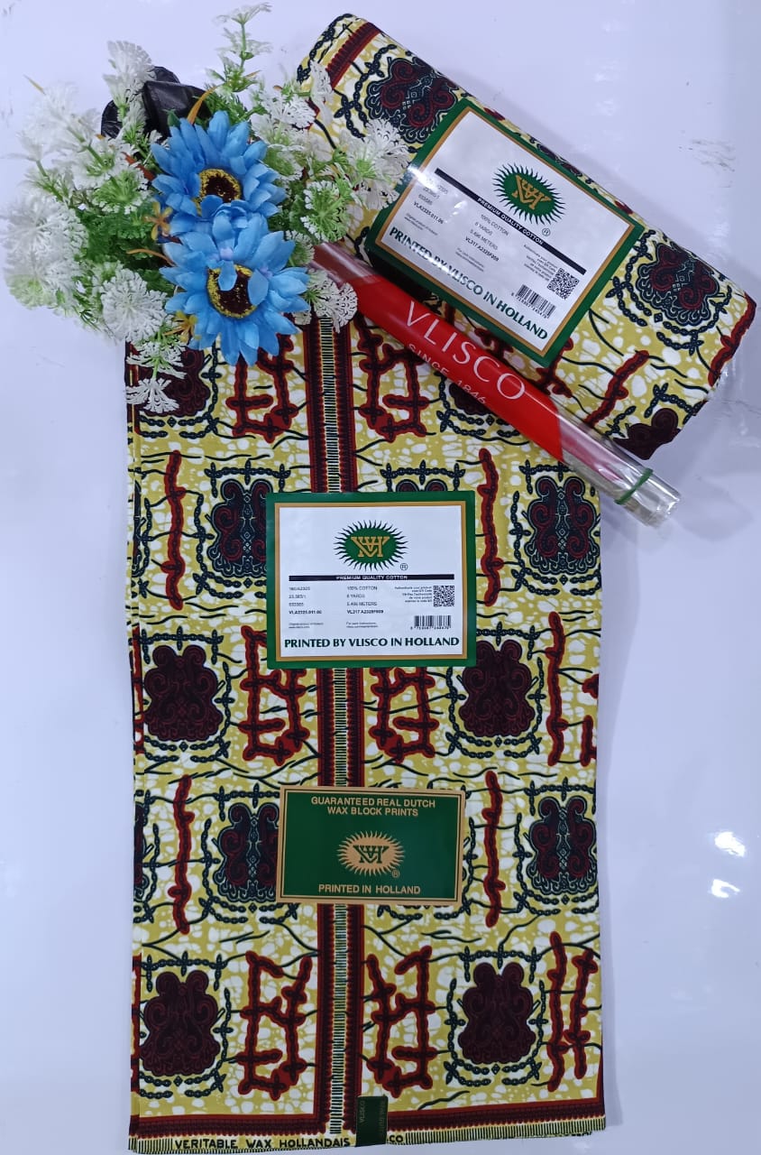 Tissu imitation Vlisco 6 mètre