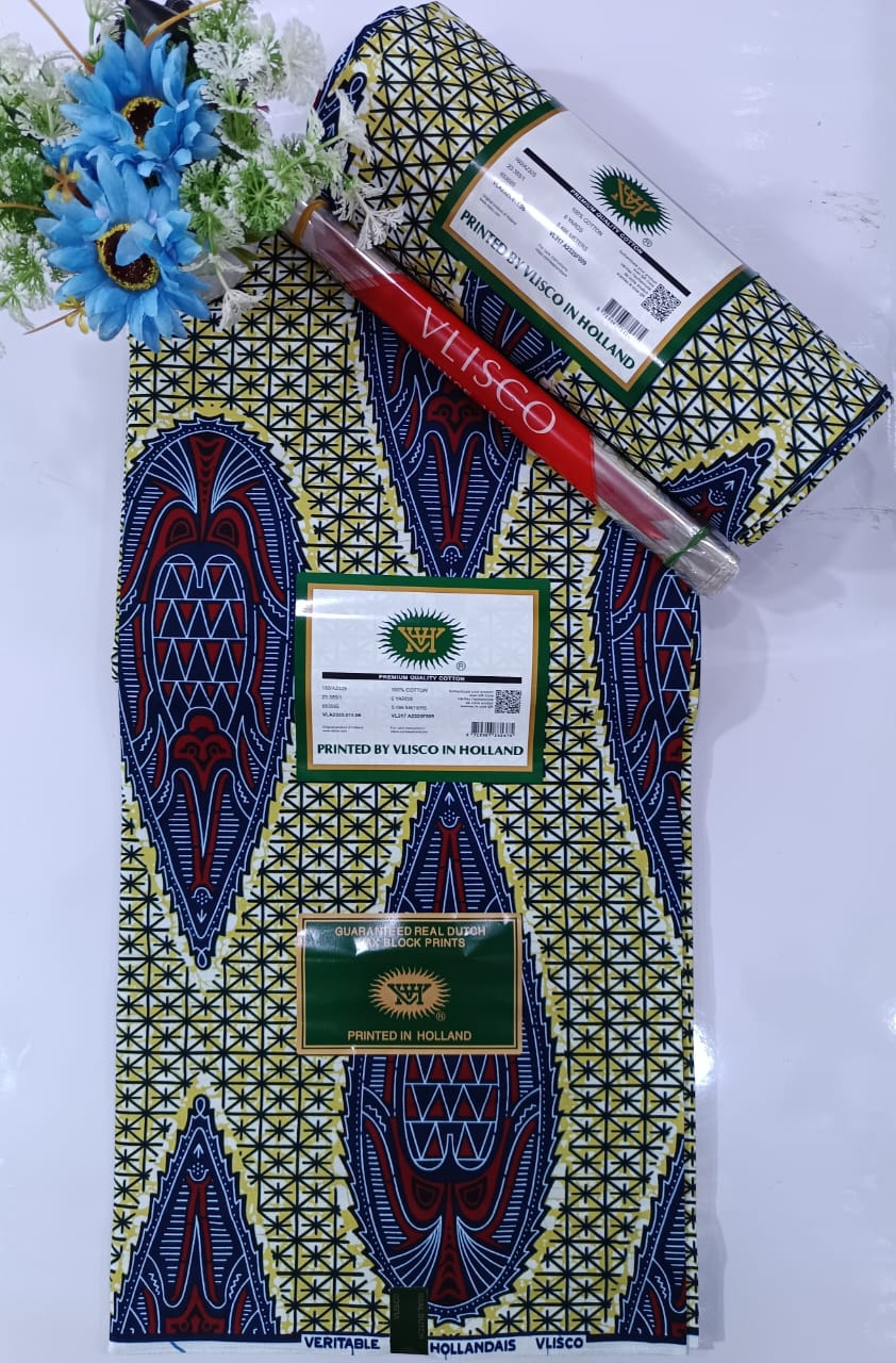 Tissu imitation Vlisco 6 mètre