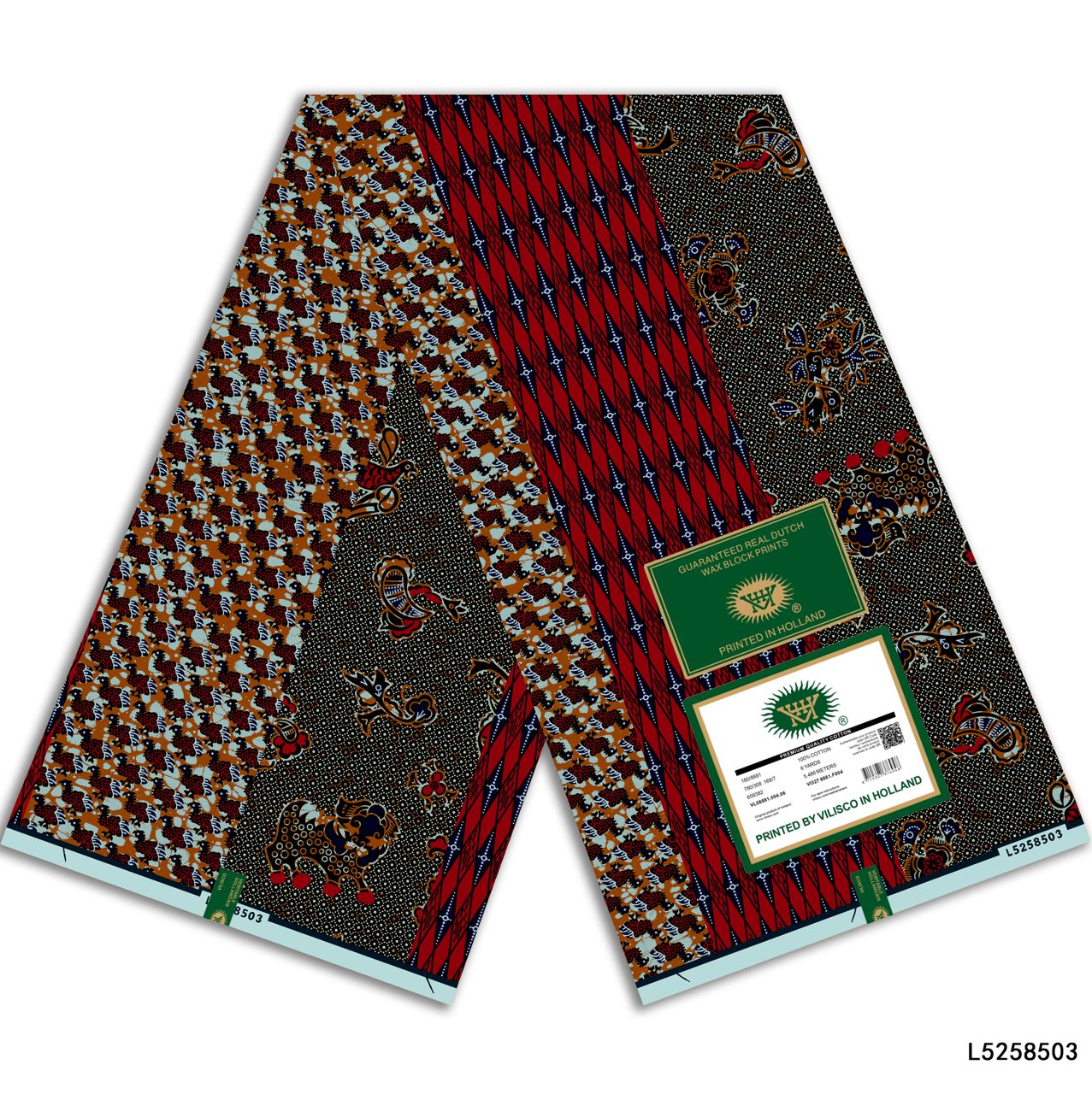 Tissu imitation Vlisco 6 mètre