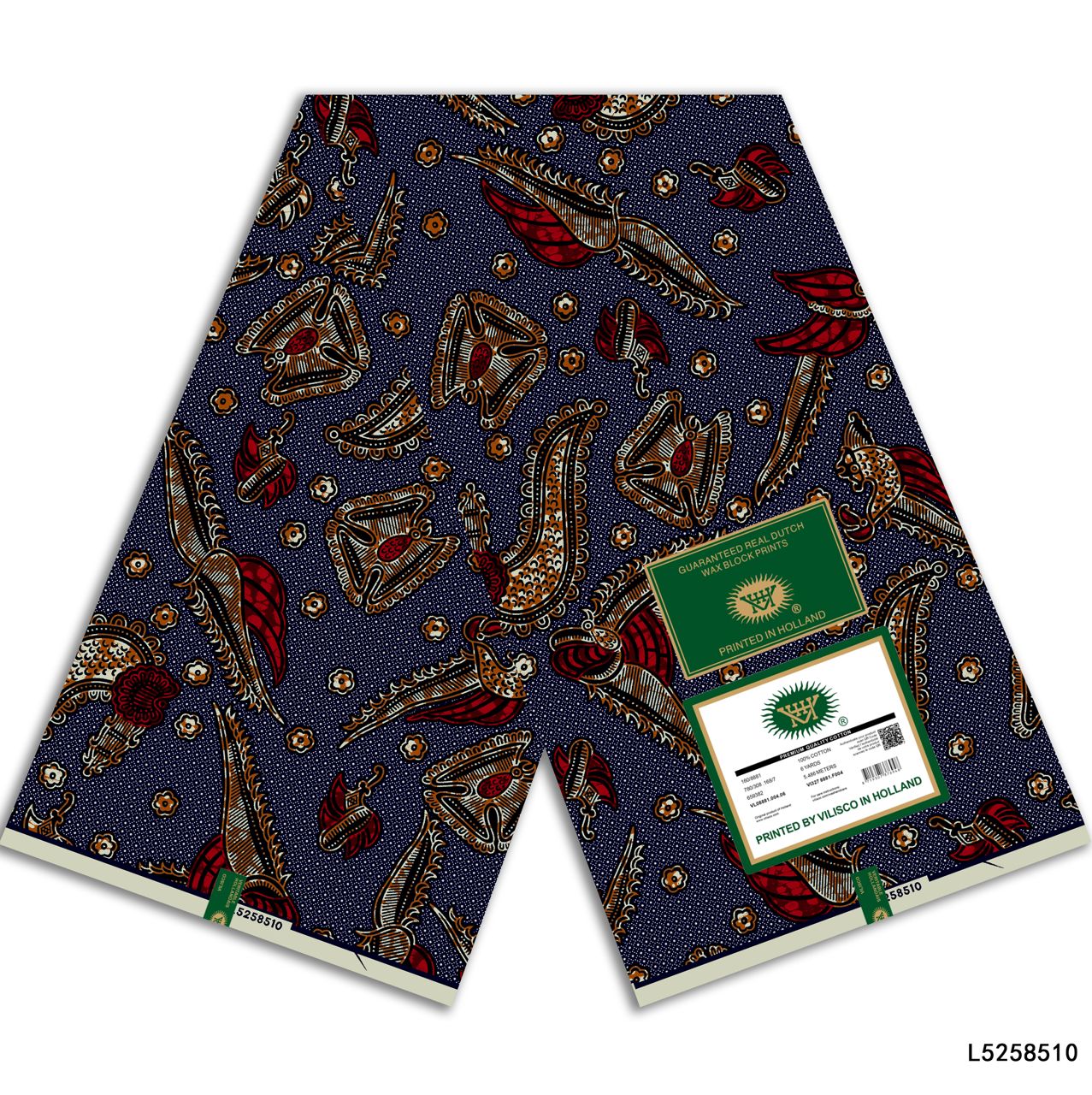 Tissu imitation Vlisco 6 mètre