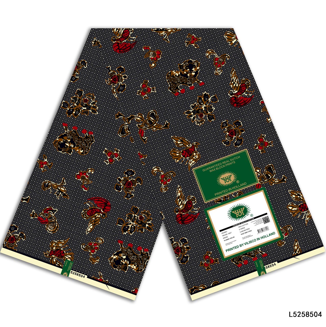 Tissu imitation Vlisco 6 mètre