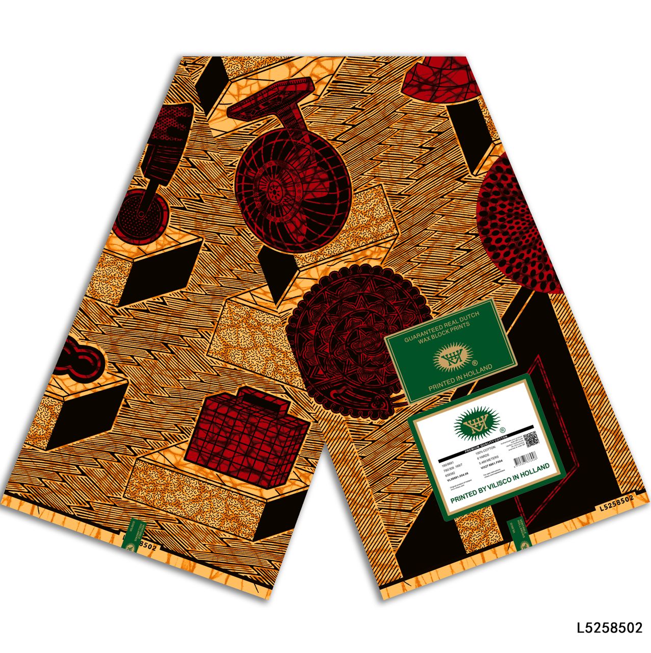 Tissu imitation Vlisco 6 mètre