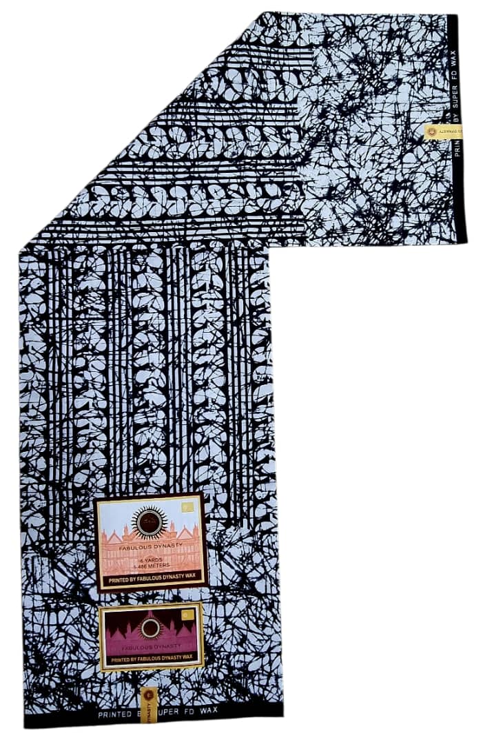 Tissu Wax Africain FABULOUS DYNASTY WAX  6m