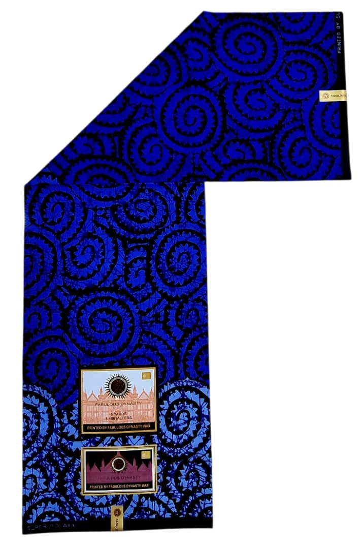 Tissu Wax Africain FABULOUS DYNASTY WAX 6m