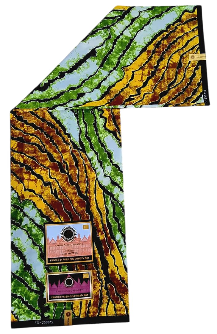 Tissu Wax Africain FABULOUS DYNASTY WAX 6m