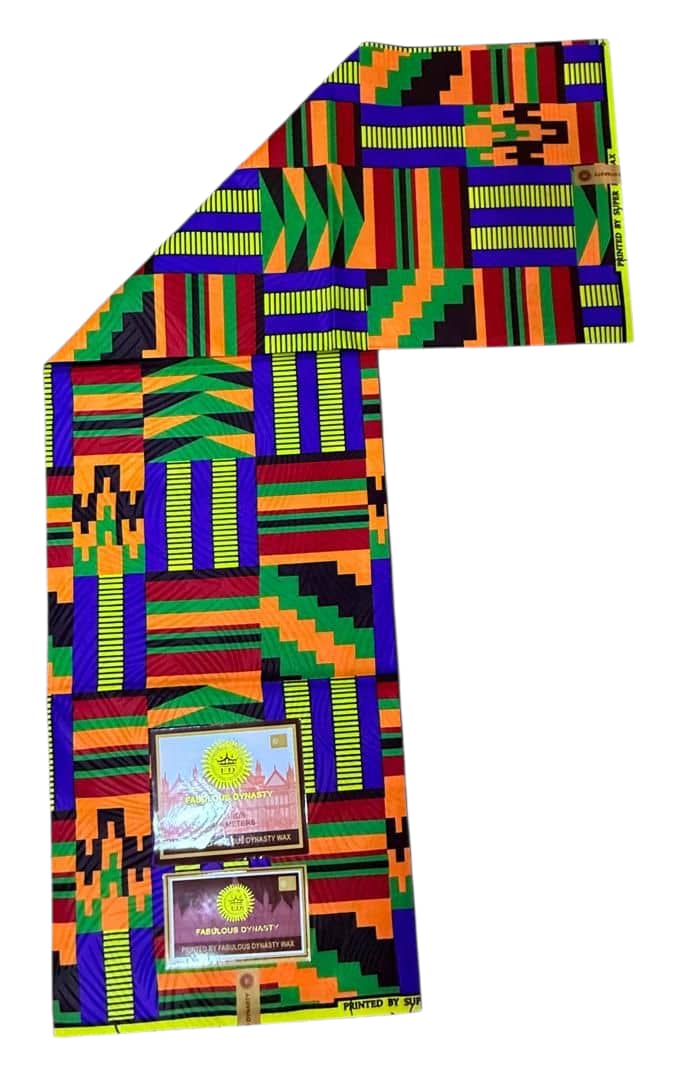 Tissu Wax Africain FABULOUS DYNASTY WAX 6m