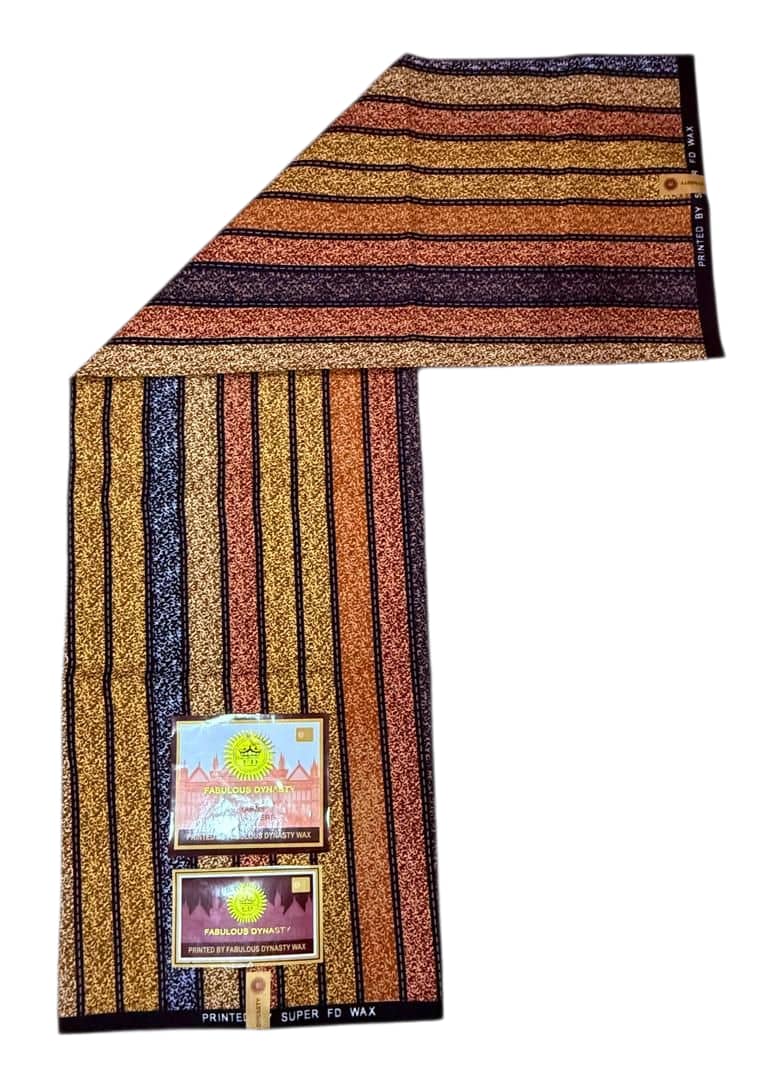 Tissu Wax Africain FABULOUS DYNASTY WAX 6m