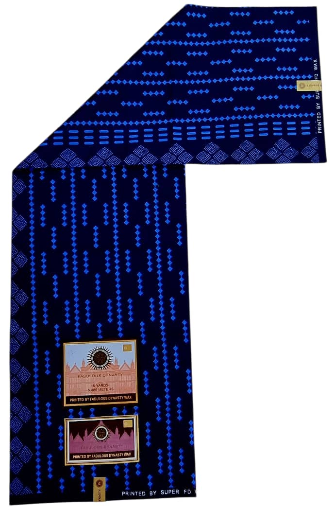 Tissu Wax Africain FABULOUS DYNASTY WAX 6m