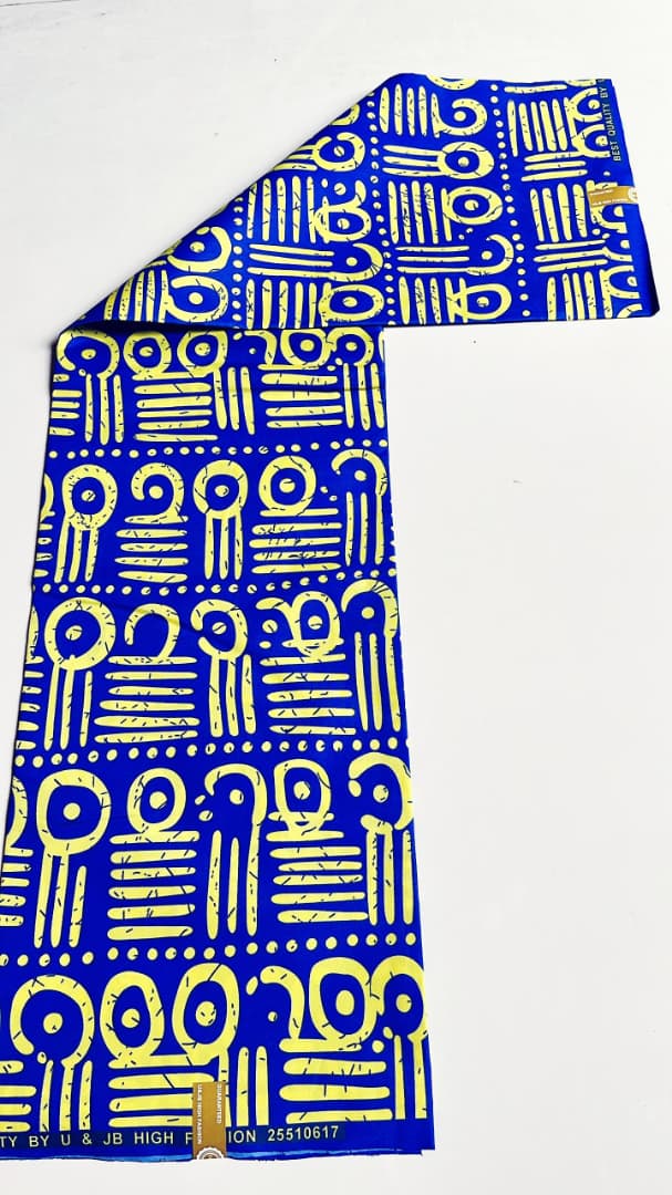 Tissu Wax Africain FABULOUS DYNASTY WAX 6m