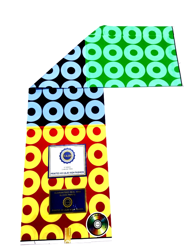 Tissu Wax Africain FABULOUS DYNASTY WAX 6m