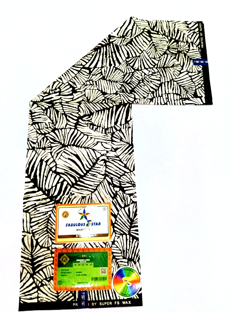 Tissu Wax Africain FABULOUS DYNASTY WAX 6m