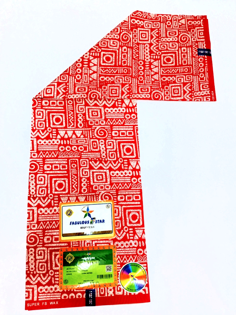Tissu Wax Africain FABULOUS DYNASTY WAX 6m