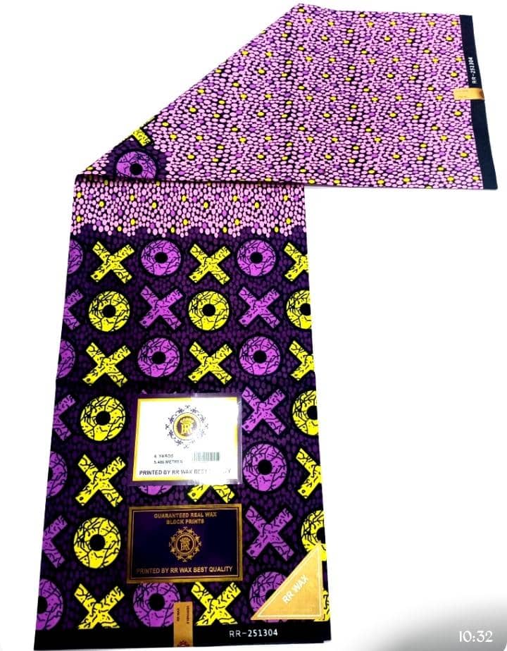 Tissu Wax Africain FABULOUS DYNASTY WAX 6m