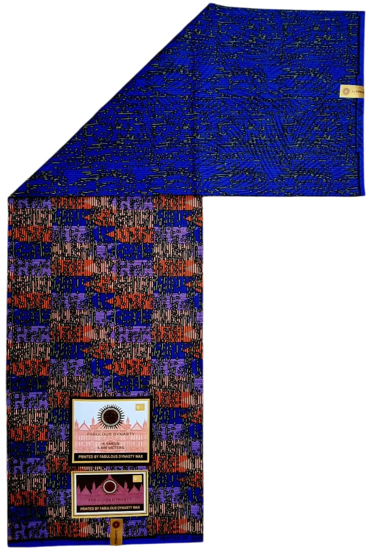 Tissu Wax Africain FABULOUS DYNASTY WAX 6m