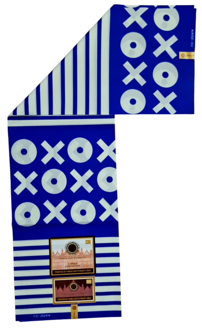 Tissu Wax Africain FABULOUS DYNASTY WAX 6m