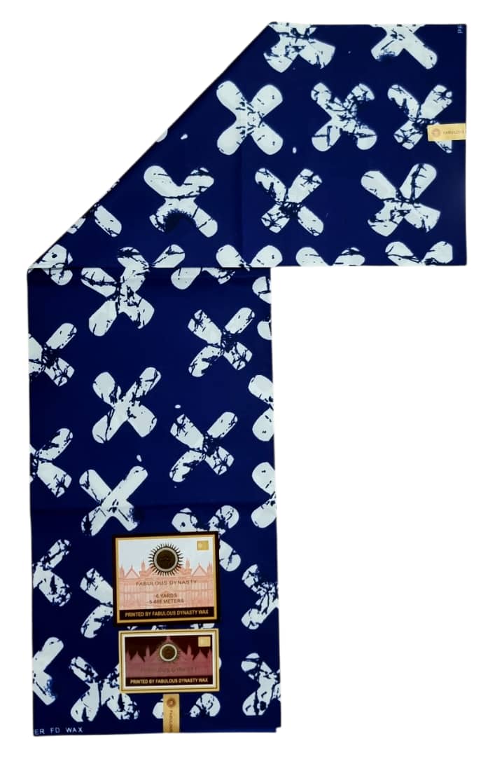 Tissu Wax Africain FABULOUS DYNASTY WAX 6m