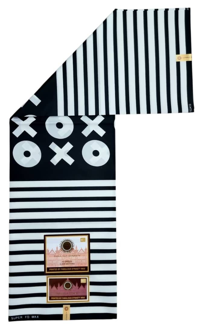 Tissu Wax Africain FABULOUS DYNASTY WAX 6m