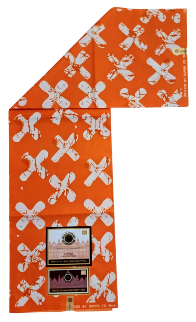 Tissu Wax Africain FABULOUS DYNASTY WAX 6m