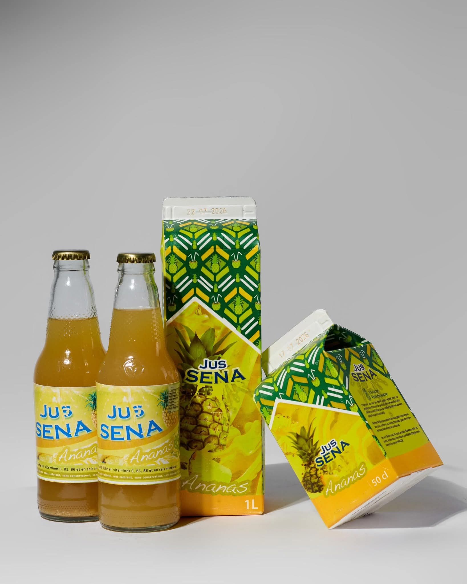 Jus SENA – Ananas Naturel brique de 1L