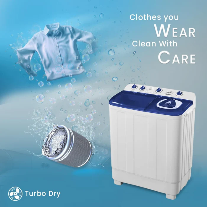  Machine à Laver Manuel Semi-Automatique à Double Cuve STAR TRACK – 8 kg