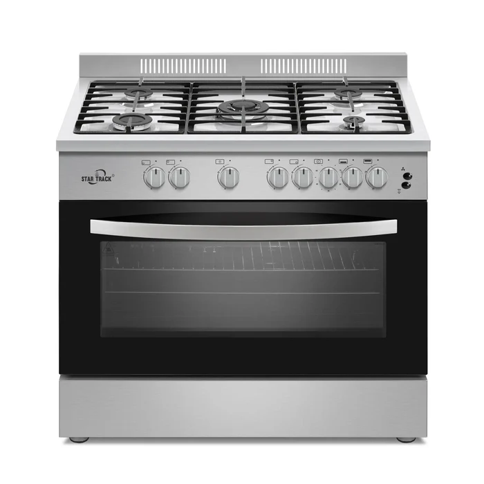 Cuisinière 5 Feux à Gaz avec Four Multifonction