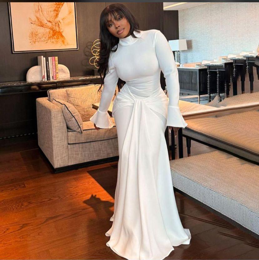Robe Longue Élégante Blanche