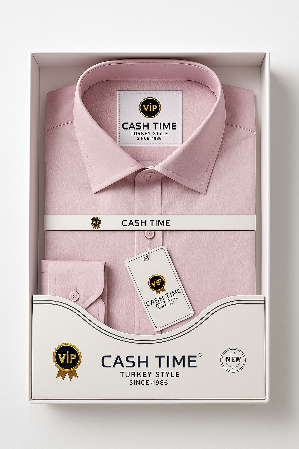 🧾 Chemise Homme Classique Cash Time