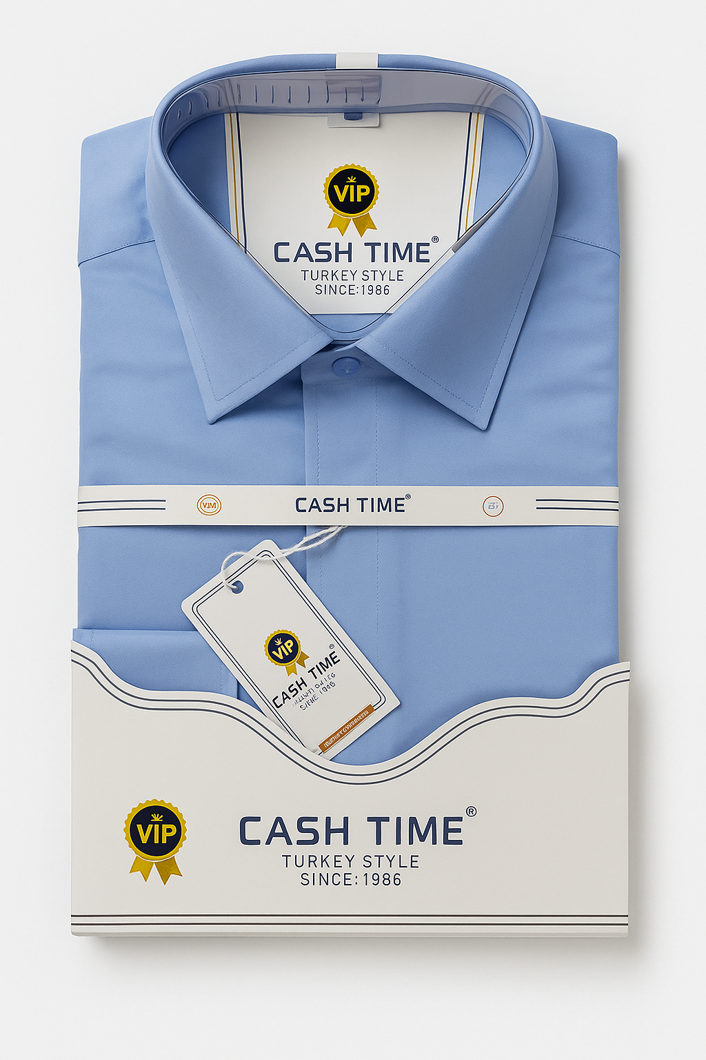 🧾 Chemise Homme Classique Cash Time