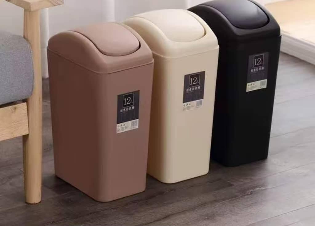 🗑️ Poubelle à couvercle basculant – 12L