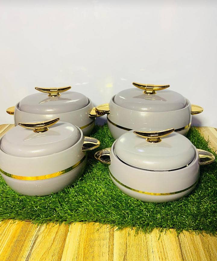 🍲 Service de Casseroles Isothermes – 4 Pièces