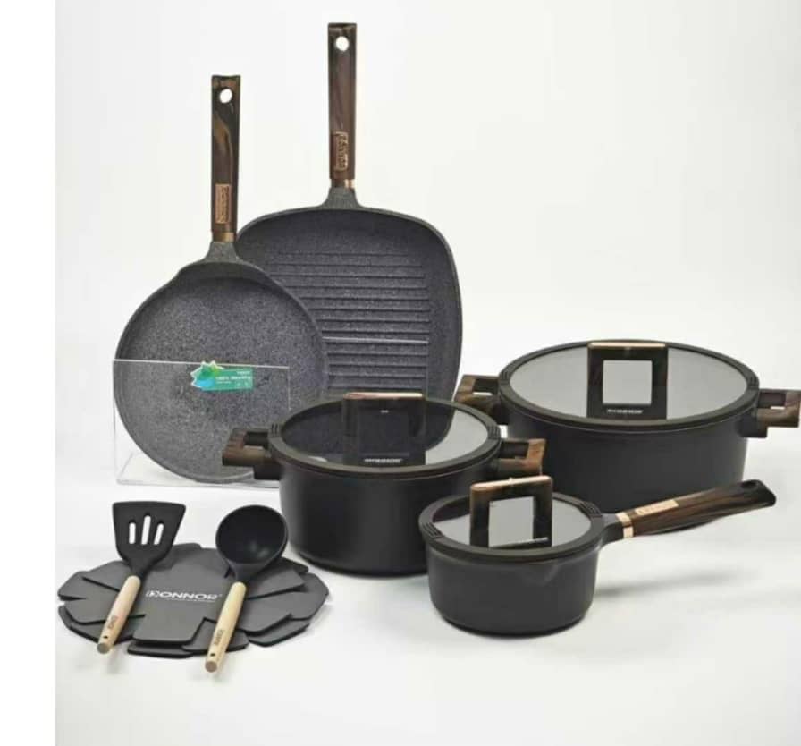 🍳 Casserole antiadhésive de cuisine – 10 pièces