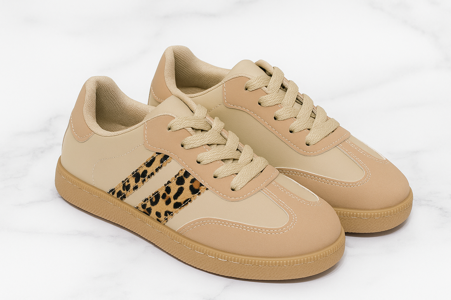 Baskets Femme Casual Léopard