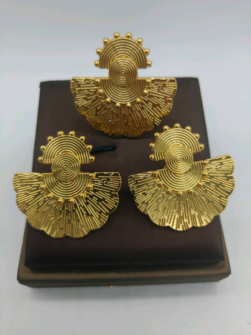 ✨ Ensemble Bijoux Fashion – Boucles d’Oreilles & Bague Assortie