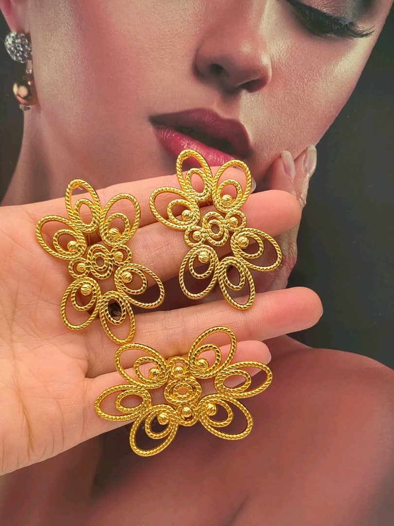 ✨ Ensemble Bijoux Fashion – Boucles d’Oreilles & Bague Assortie