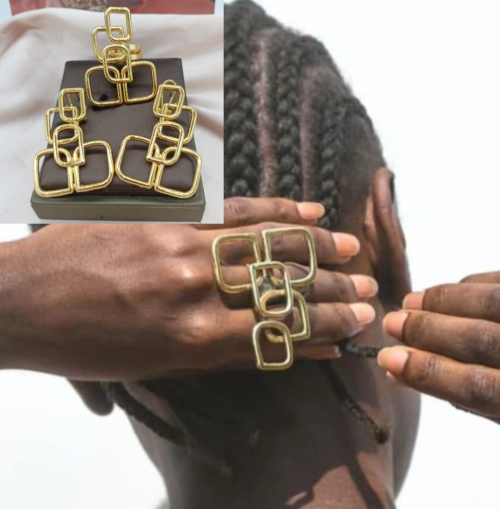 ✨ Ensemble Bijoux Fashion – Boucles d’Oreilles & Bague Assortie