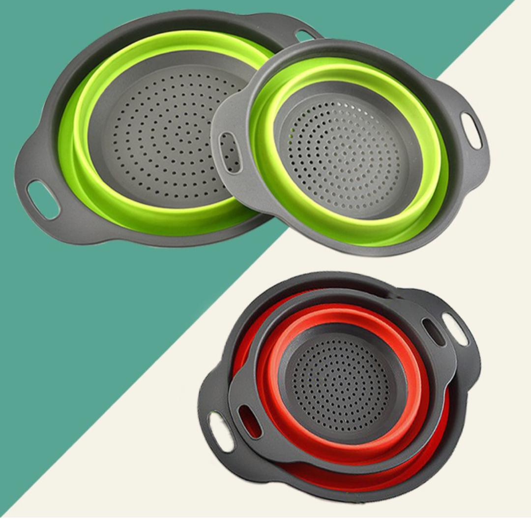 Passoires Pliables en Silicone – Lot de 2