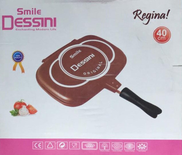   Poêle Double Face Dessini 40 cm