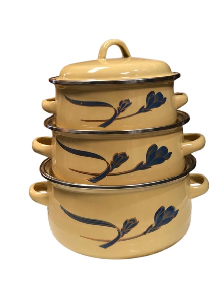 Série de  Bols  Émaillées série de 3