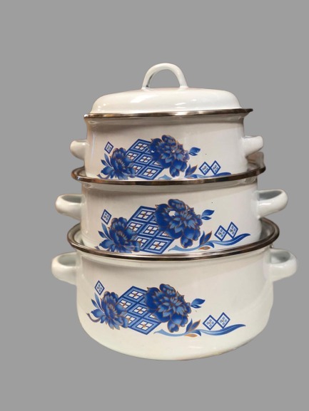 Série de  Bols  Émaillées série de 3