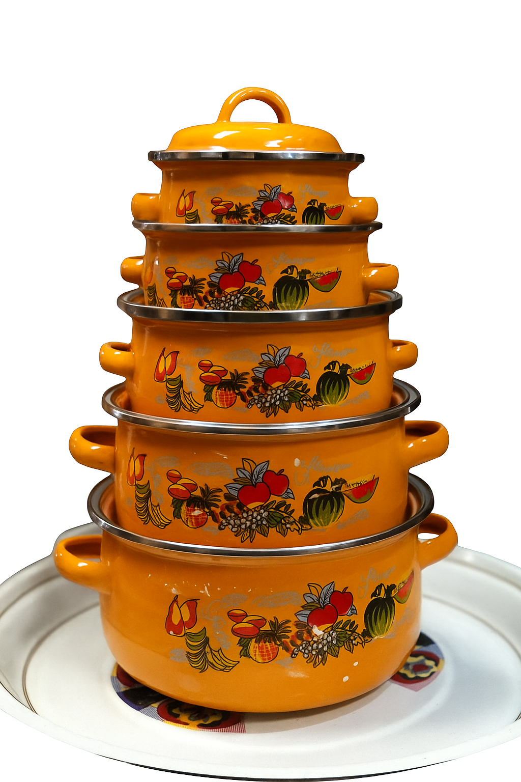 Série de Bols Émaillées série de 5