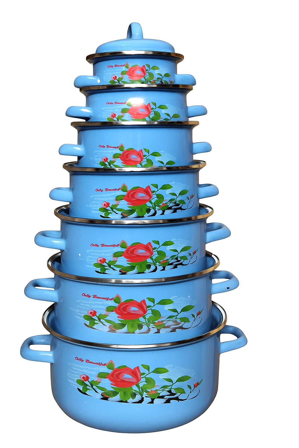 Série de Bols Émaillés série de 7