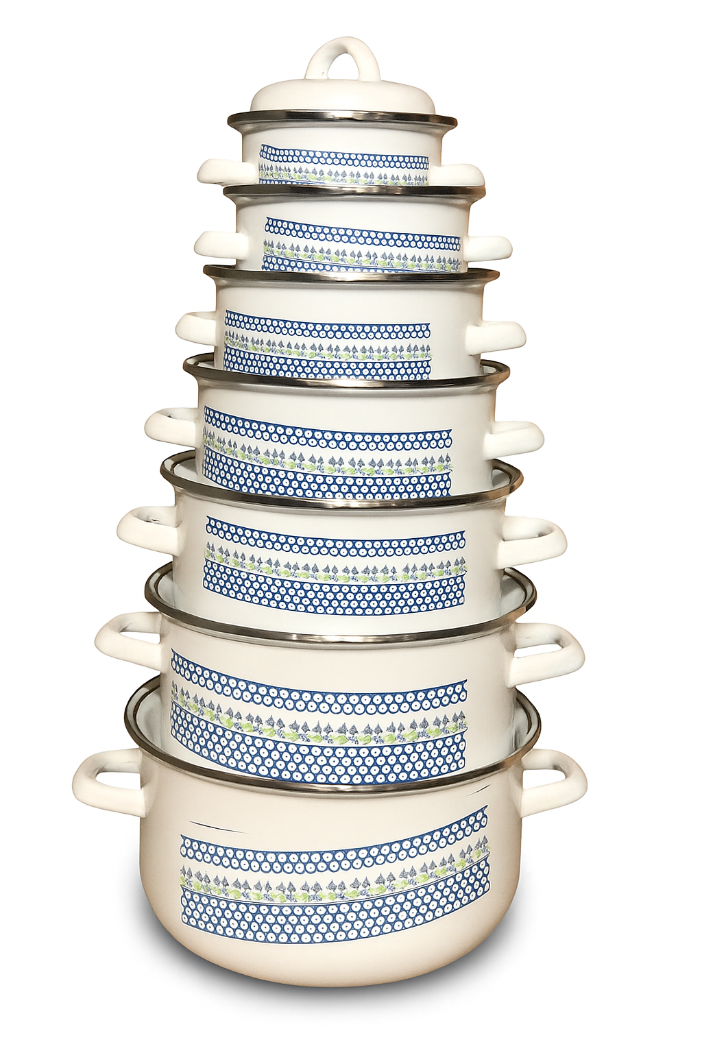 Série de Bols Émaillés série de 7