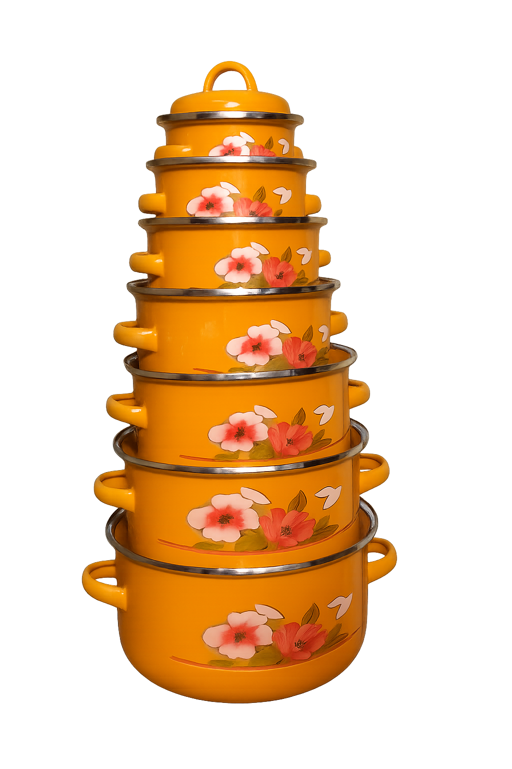 Série de Bols Émaillés série de 7