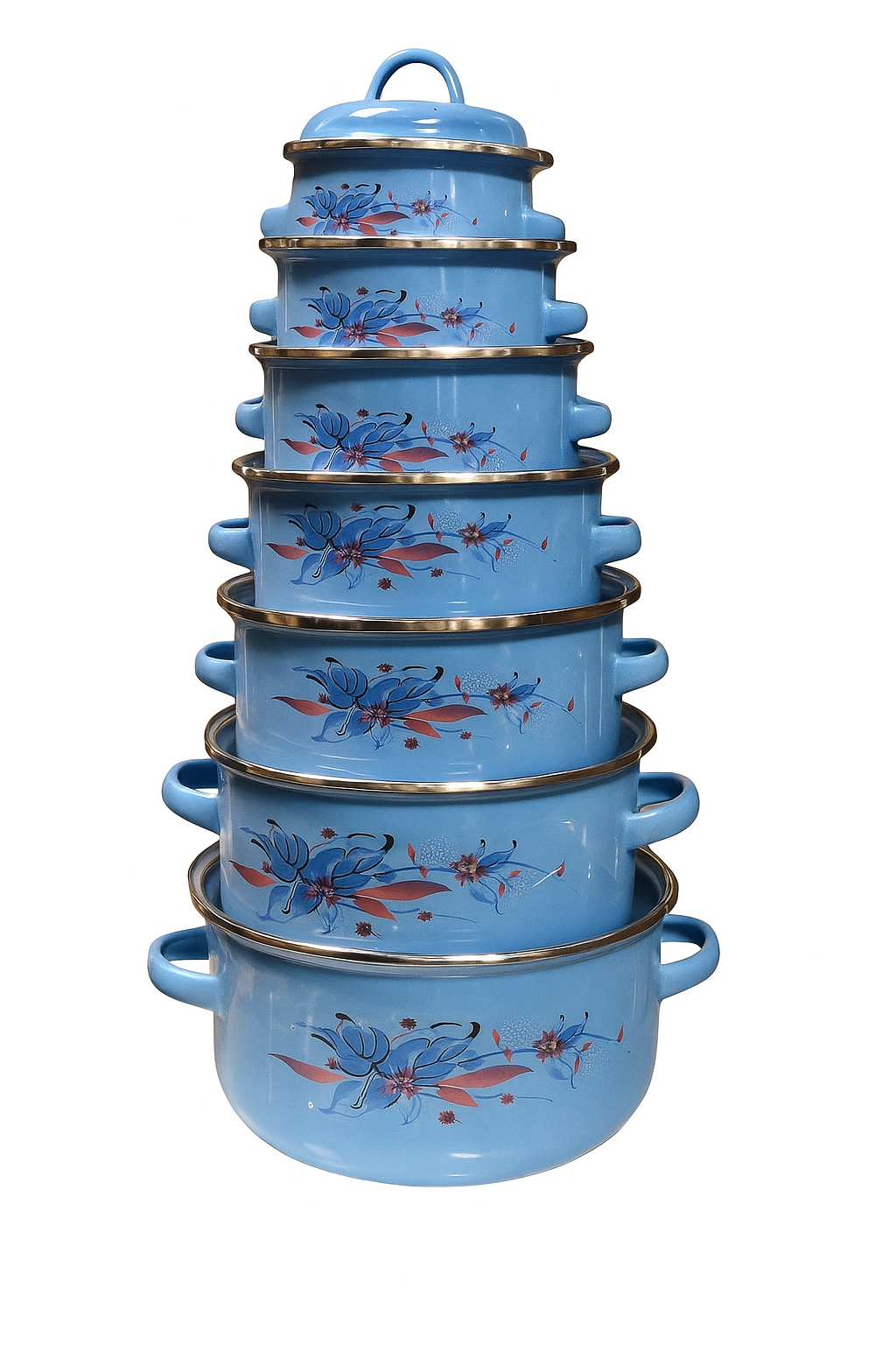 Série de Bols Émaillés série de 7