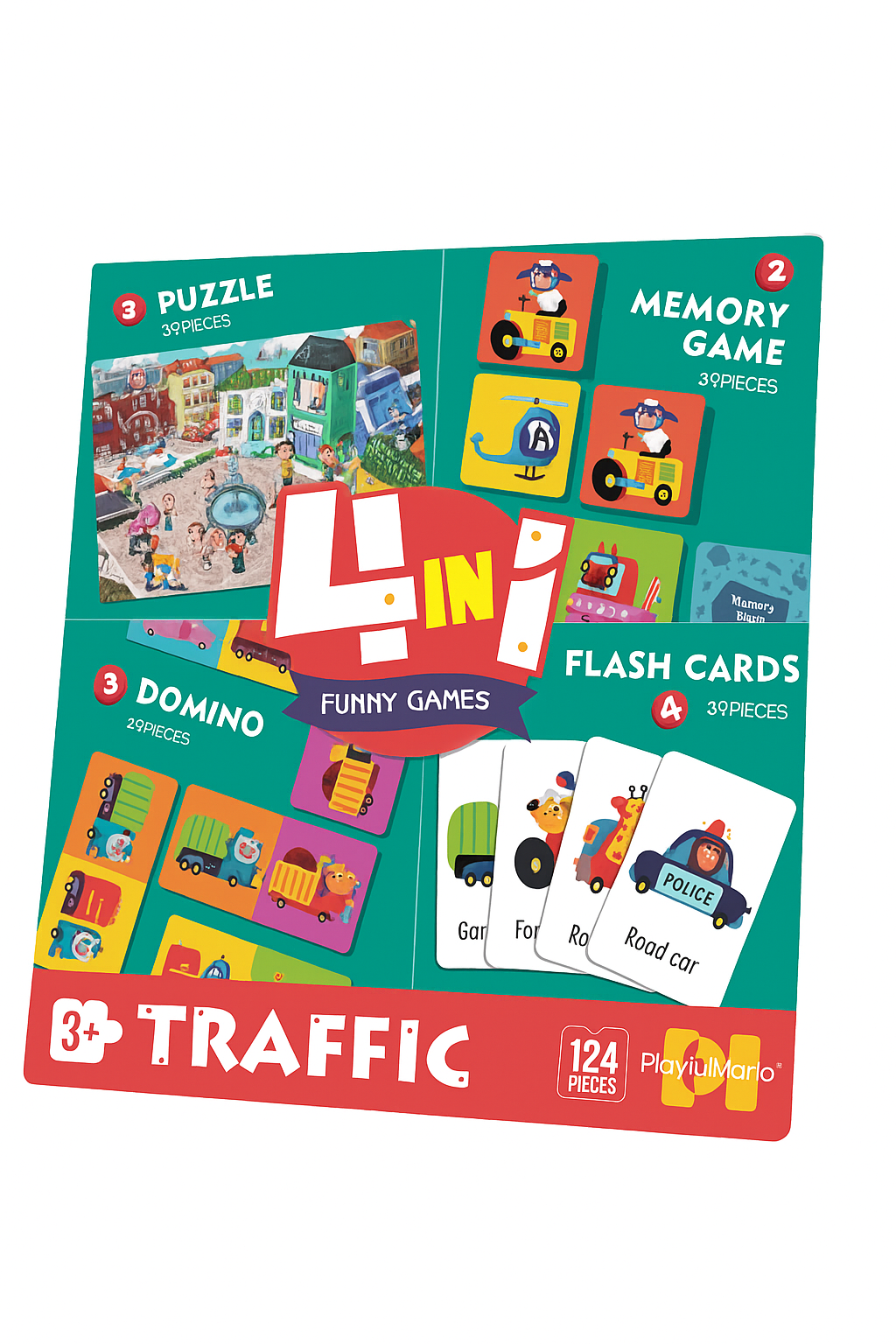 4 in 1 Funny Games – Traffic