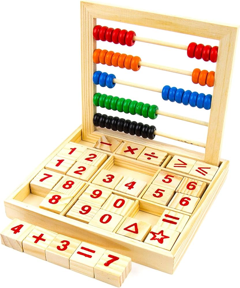 Abacus Study Blocks Wooden for Kids