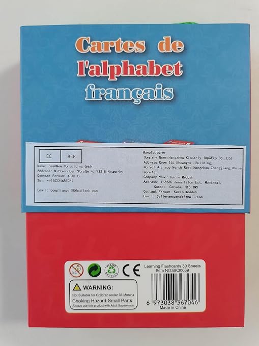 Cartes de l'Alphabet Français Éducatives