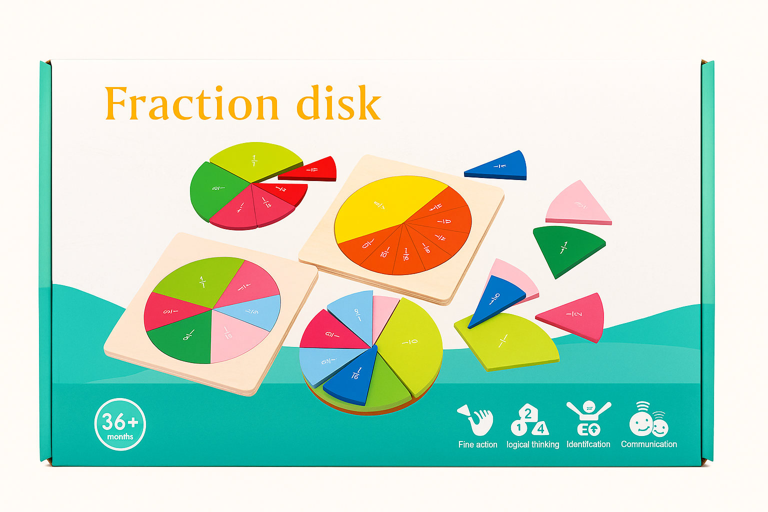 Fraction Disk – Jeu éducatif d’apprentissage des fractions